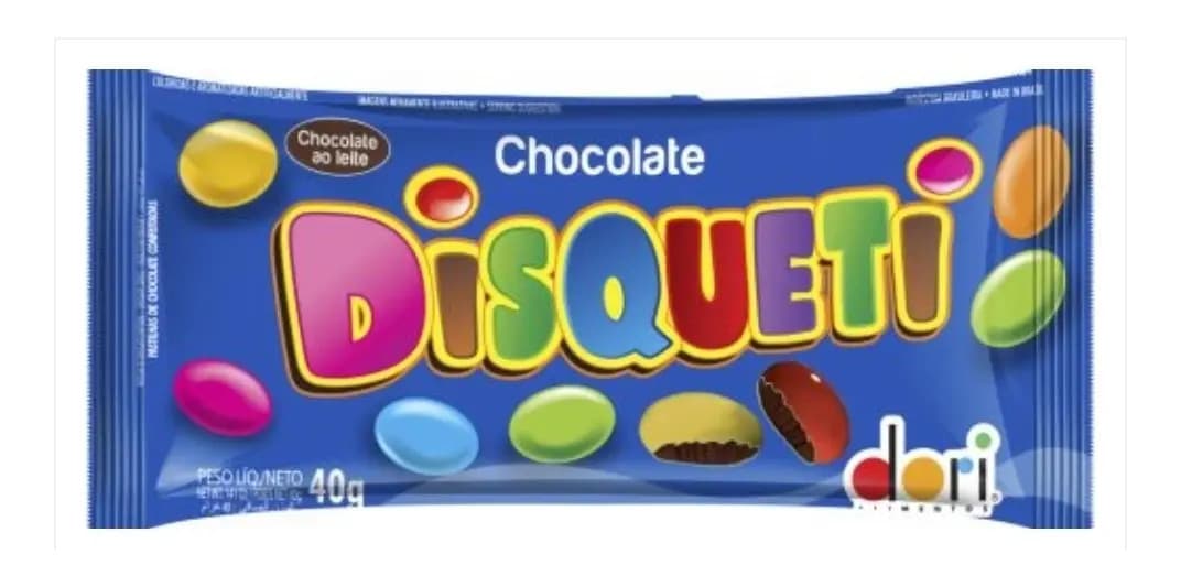 Disqueti Chocolate Ao Leite Dori