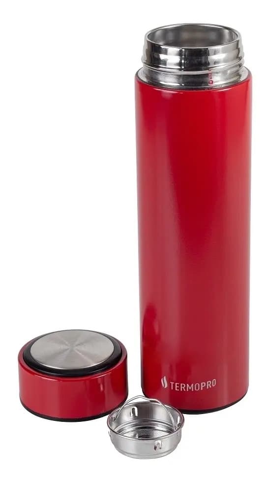 Squeeze Garrafa Termico Inox Vermelho 500ml Termopro