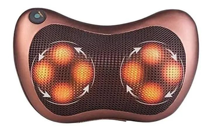 Almofada Massagem Bivolt Bcs Para Costas Pescoço Ombro 24W Elétrica
