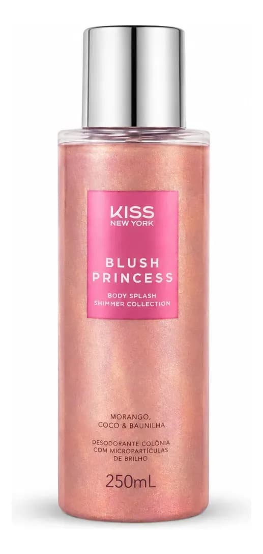 Body Splash Shimmer - Kiss New York - Body Splash Com Brilho