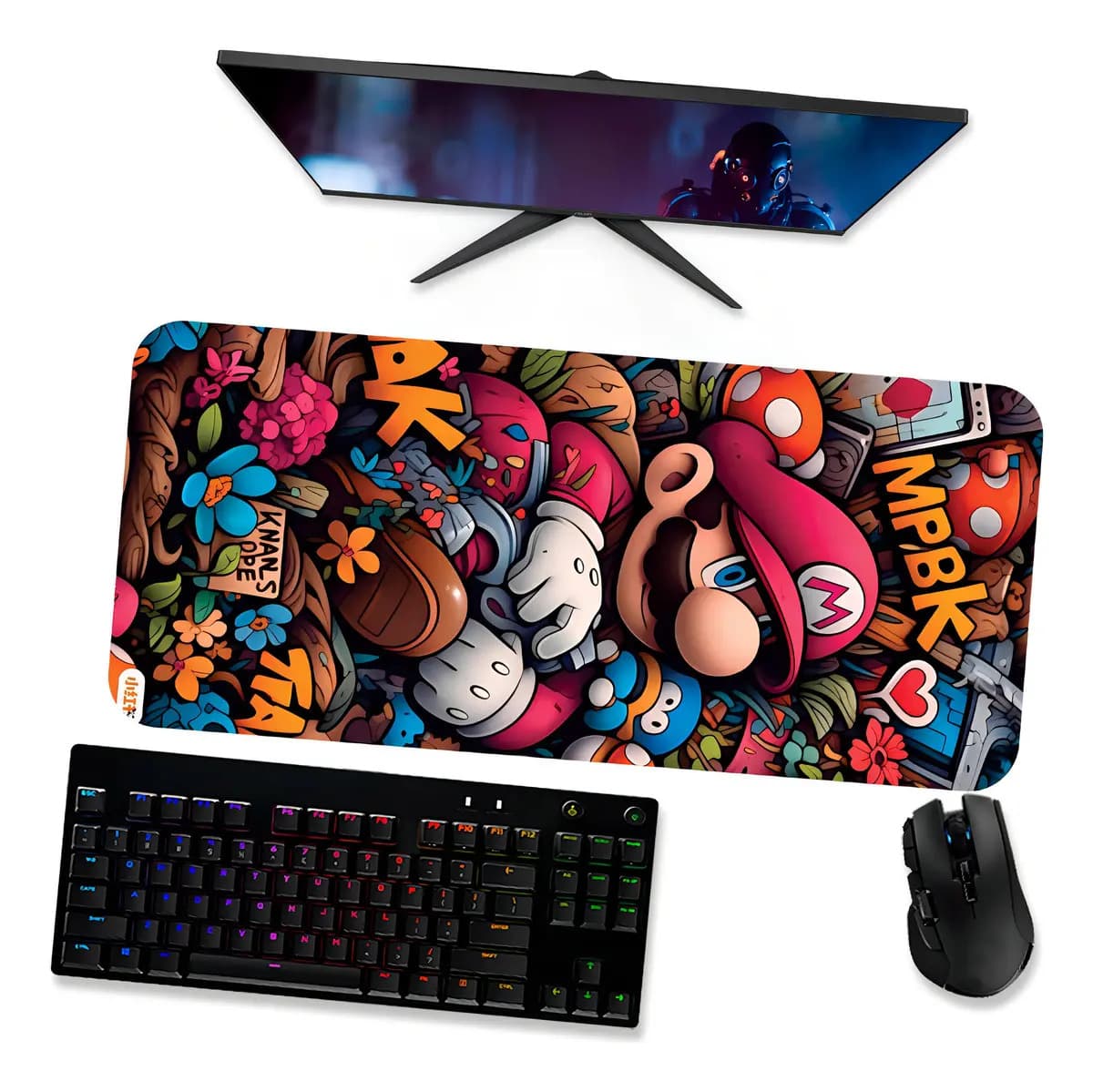 Mousepad Gamer 70x30cm- Mario 1
