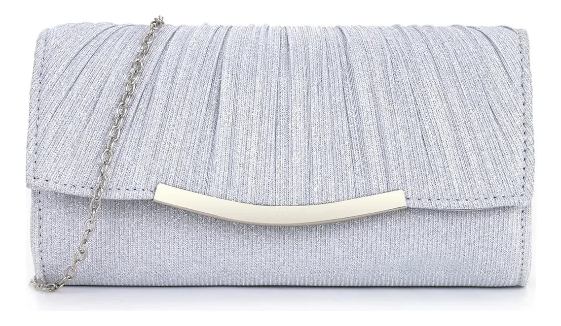 Bolsa Feminina De Festa Casamento Bolsa Feminina Pequena Prateado
