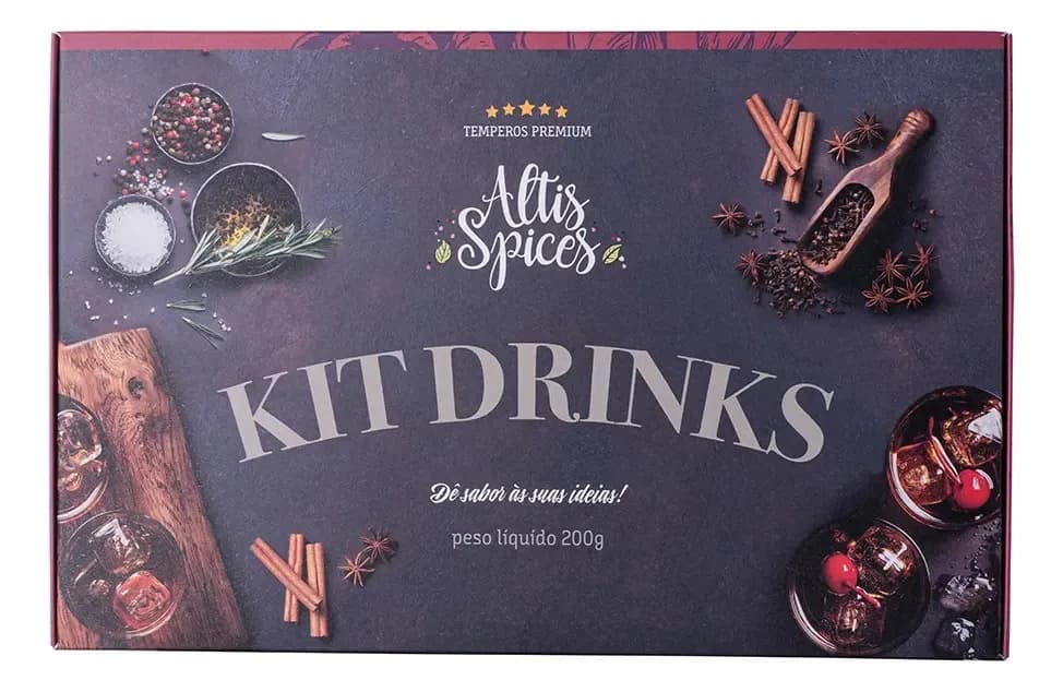 Kit Drinks 06 Especiarias Altis Spices 200g