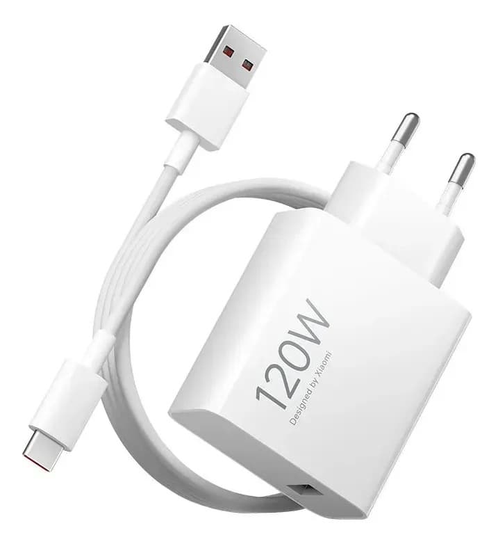 Carregador Turbo 120w Usb Tipo C Rapido Branco