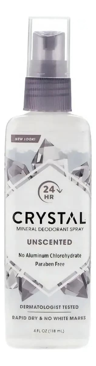 Desodorante Spray Crystal Pedra 118ml Sem Perfume Importado