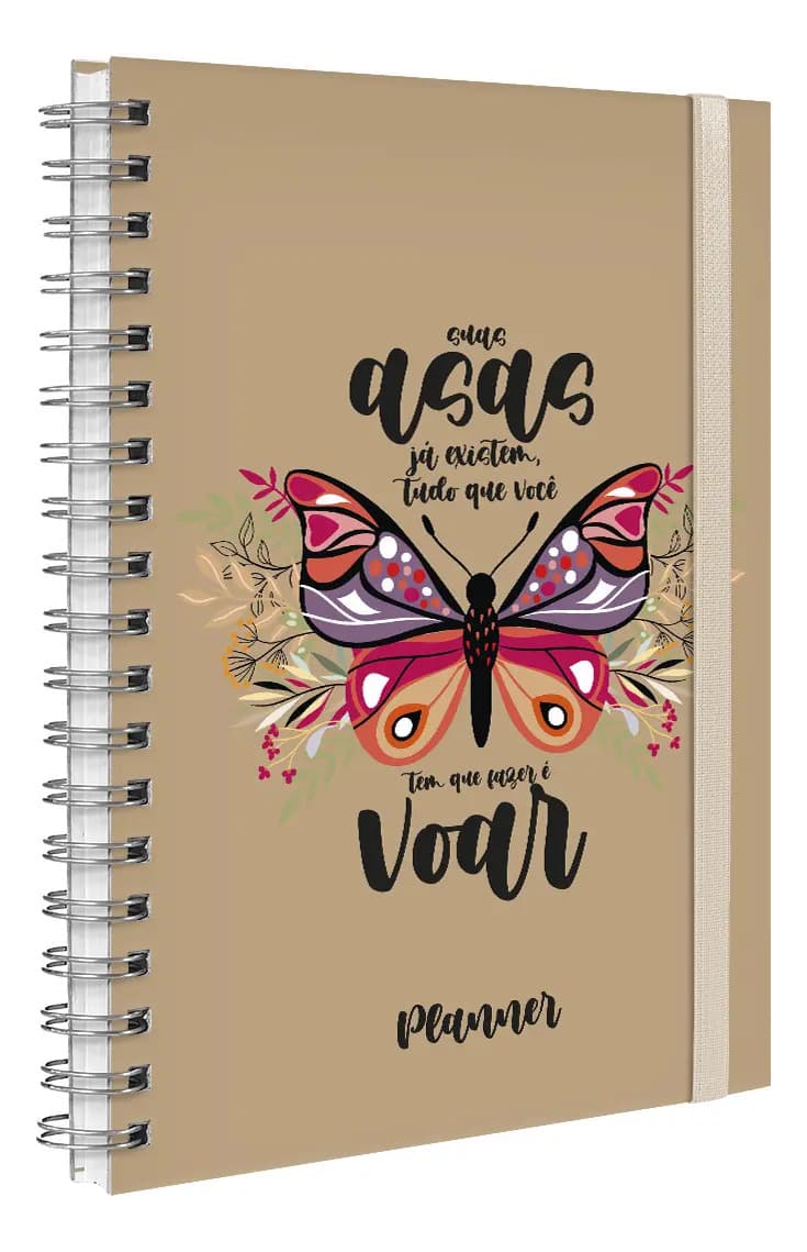 Planner Semanal Permanente Butterfly Nude