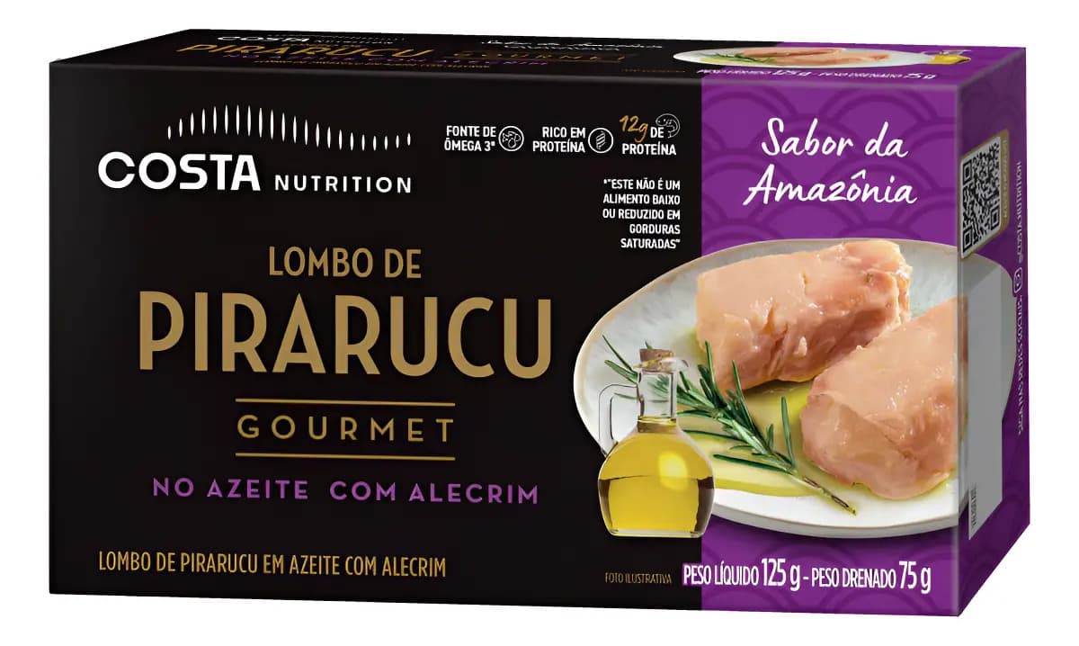 Lombo De Pirarucu Em Azeite Gourmet 125g