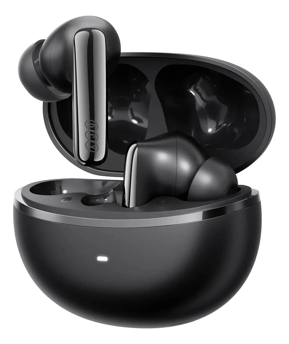 Fone Bluetooth Qcy Melobuds N70 Cancelamento De Ruído 10h Preto