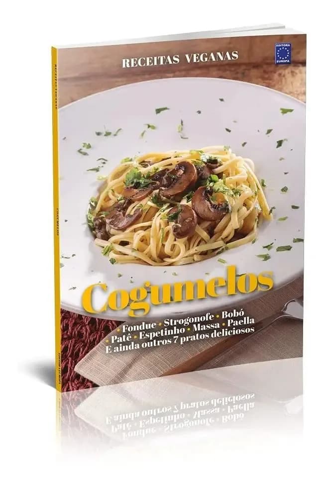 Livro - Receitas Veganas: Cogumelos