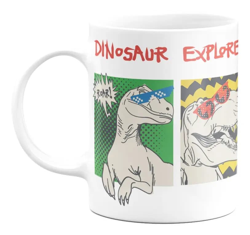 Caneca Divertida - Dinosaur Explorer
