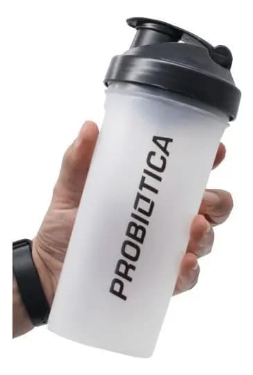 Coqueteleira Shakeira Garrafa Academia Treino Branco 700ml