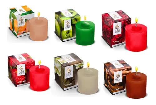 Kit Velas Perfumadas - C/ 6 Unidades