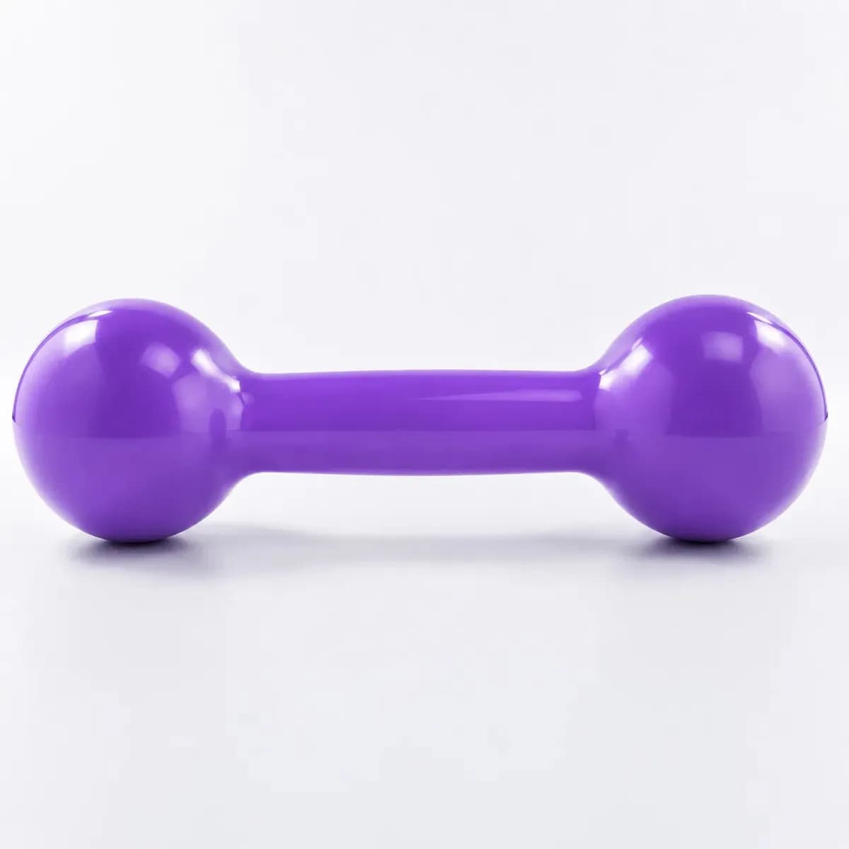Halter Bola Emborrachado 5kg Treino Exercício (1 Unidade) Lilás