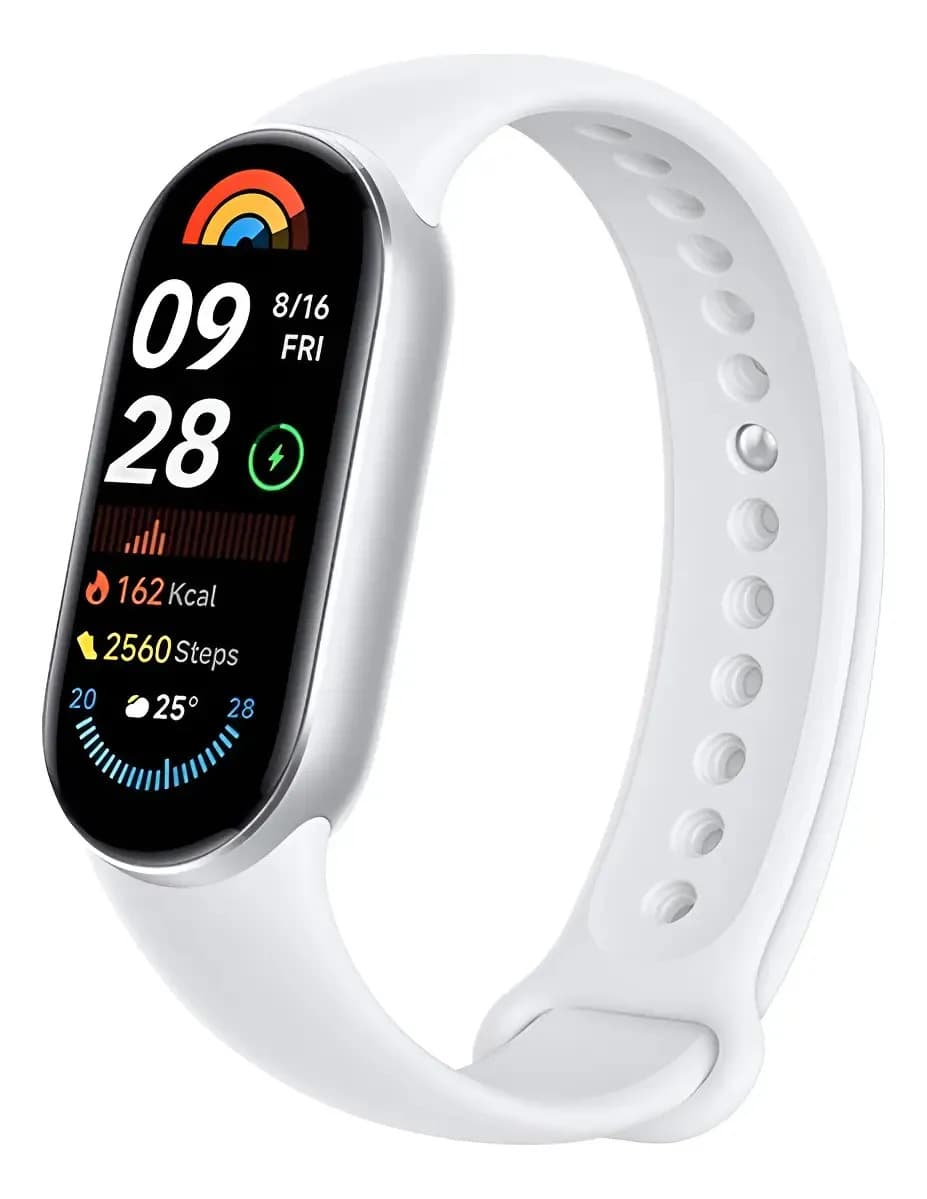 Xiaomi Smart Band Smart Band 9 tela de 1.62" com pulseira de tpu - cor gelo prateado
