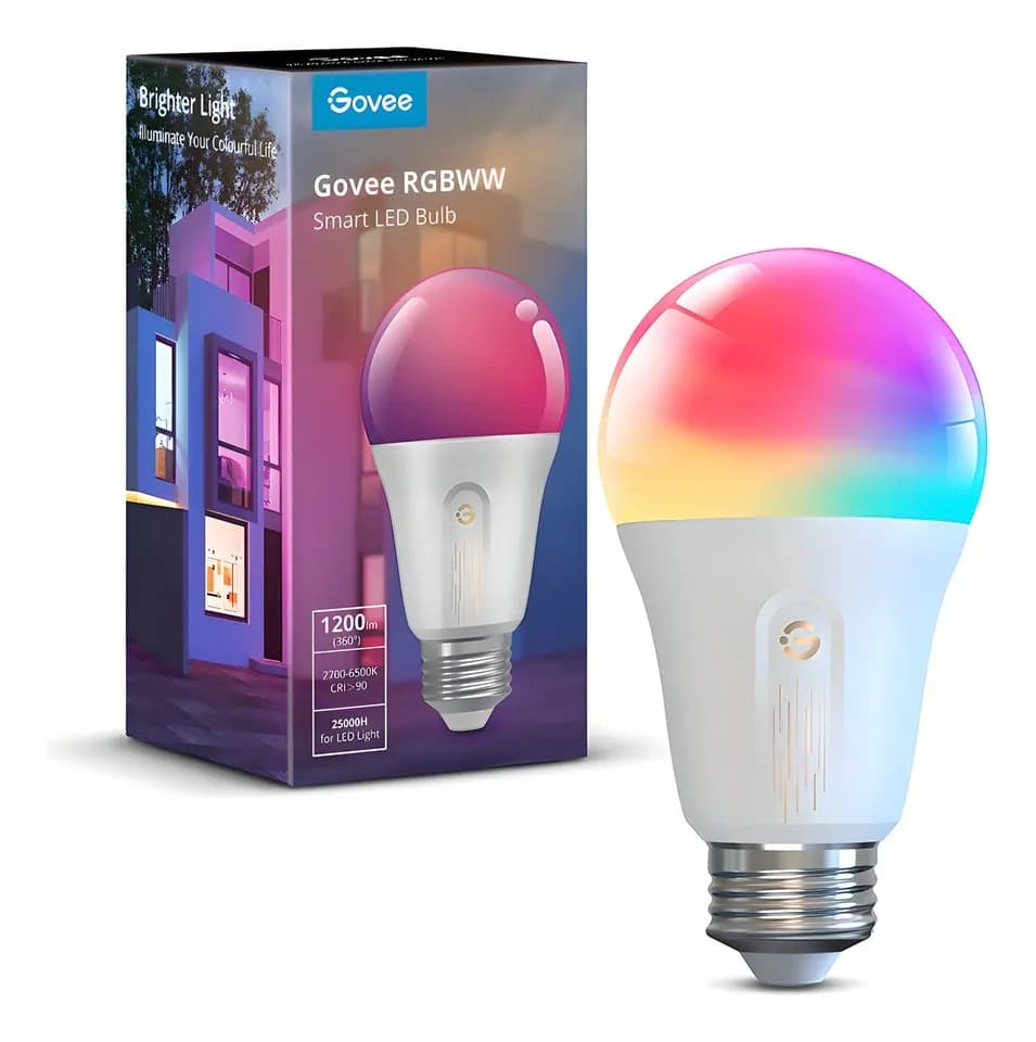 Lâmpada Inteligente Govee Rgbww 1200lm Wifi Alexa Google