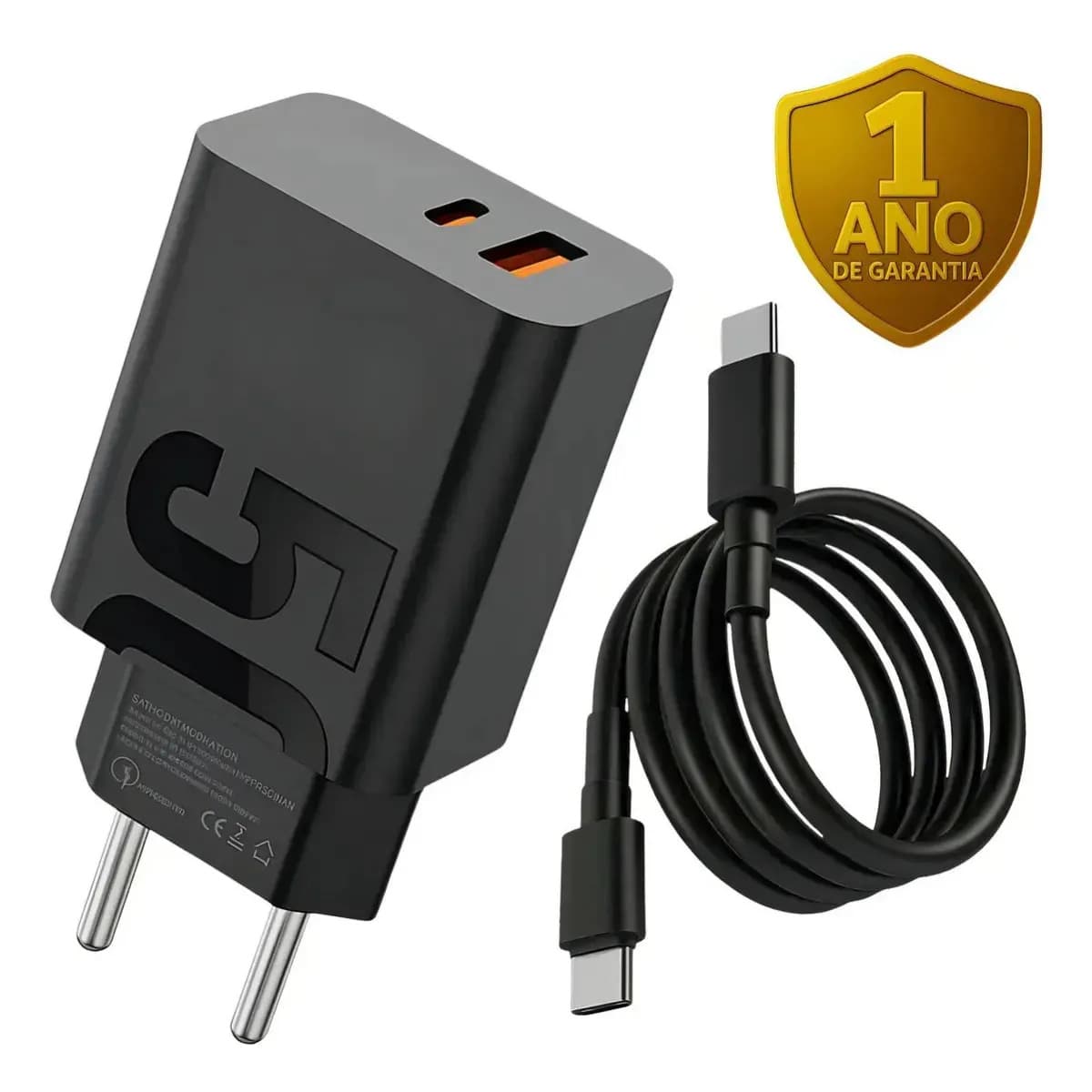 Carregador Turbo USB C USB-C