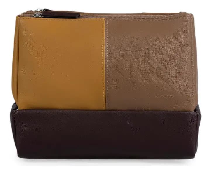 Necessaire Feminina Grande Recortes Caramelo