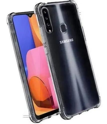 Capa Celular Samsung A02 Galaxy Capinha Transparente Anti