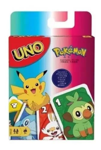 Jogo Cartas Mattel Uno Pokémon
