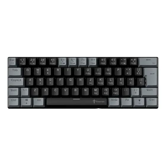 Teclado Mecânico Gamer 60% Switch Huano Brow Red Pc Computador Switch Marron Português Brasil - Titorion