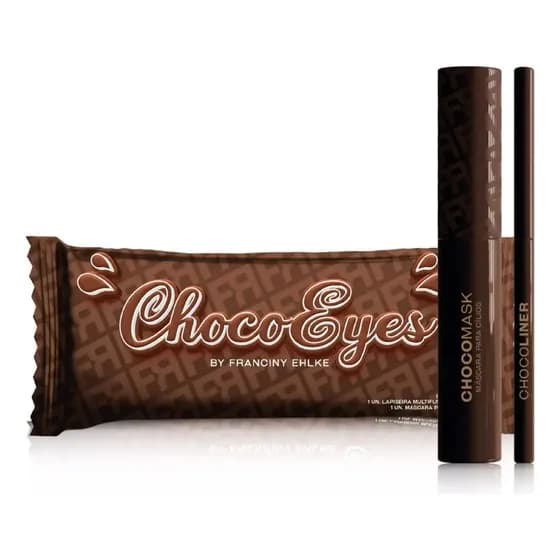Kit Fran Choco Eyes Mascara Marrom By Franciny Ehlke