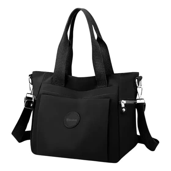 Bolsa Feminina Casual Transversal Dia Dia Faculdade Viagem Cor Preto