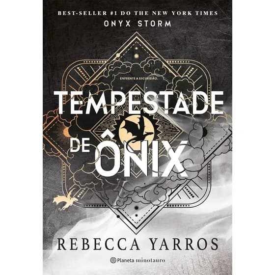 Livro Tempestade de Ônix de Rebecca Yarros Capa Mole 2025 Editora Planeta Minotauro