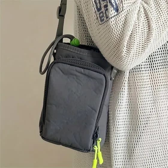 Bolsa Organizadora Para Celular E Garrafa 18,3x12x7,5 Cm