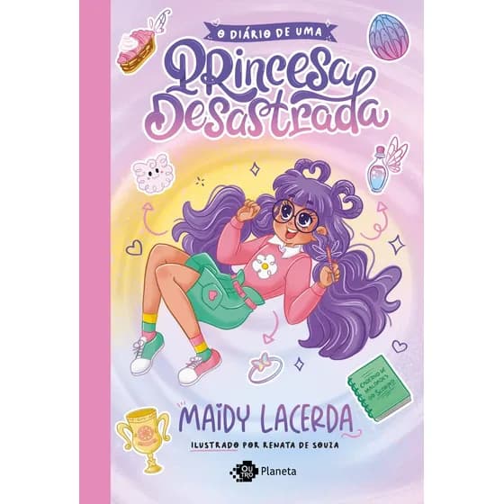 Livro O diário de uma princesa desastrada, de Lacerda, Maidy. Editora Planeta do Brasil Ltda., capa mole (2022)