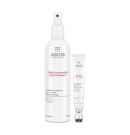 Tratamento Iluminador e Antirrugas para Face e Olhos - 2 itens