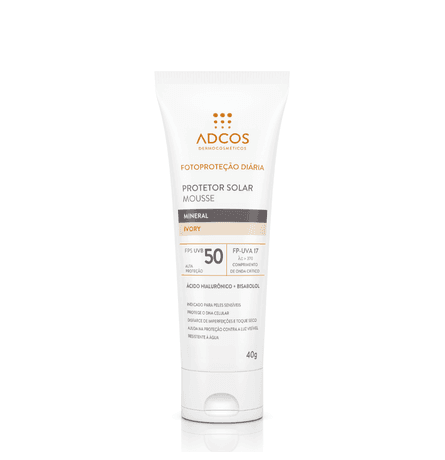 Protetor Solar Mousse Tonalizante FPS 50 - Mineral