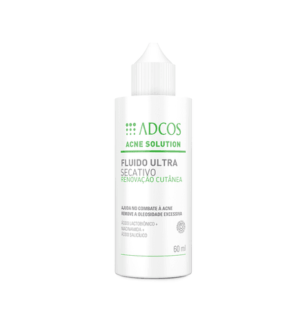 Acne Solution Fluido Ultra Secativo - Renovação Cutânea - 60ml