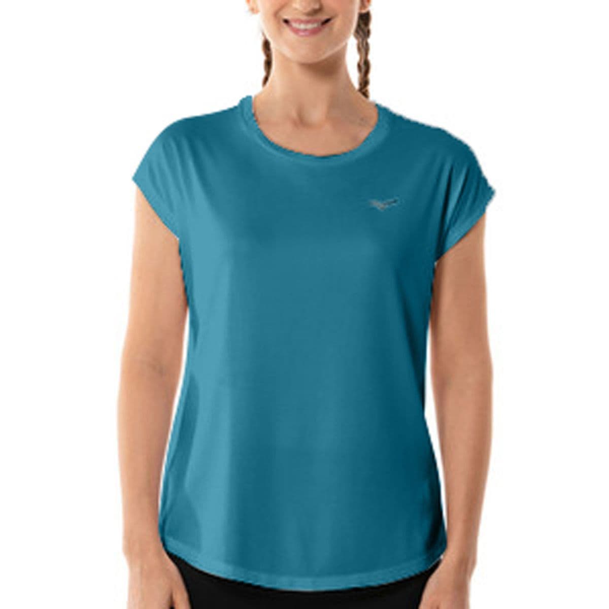 Camiseta de Treino Feminina Mizuno Sportwear G Azul