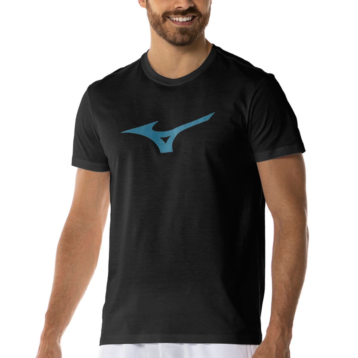 Camiseta Sportstyle Masculina Mizuno Basic Big Logo P Preto