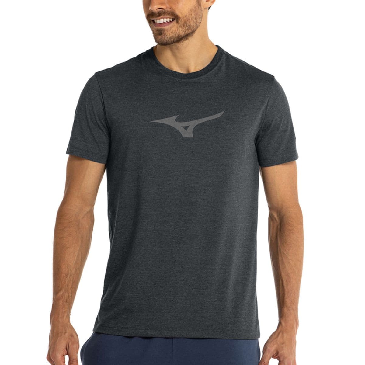Camiseta Casual Masculina Mizuno LifeStyle M Cinza