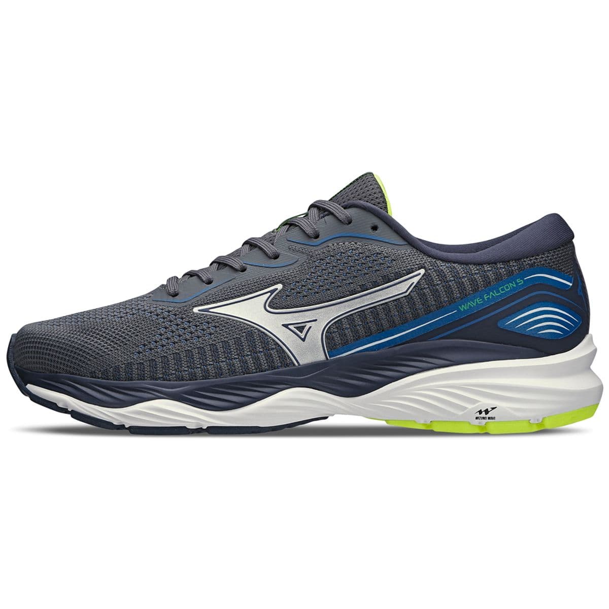 Tênis de Corrida Mizuno Wave Falcon 5 38 Cinza