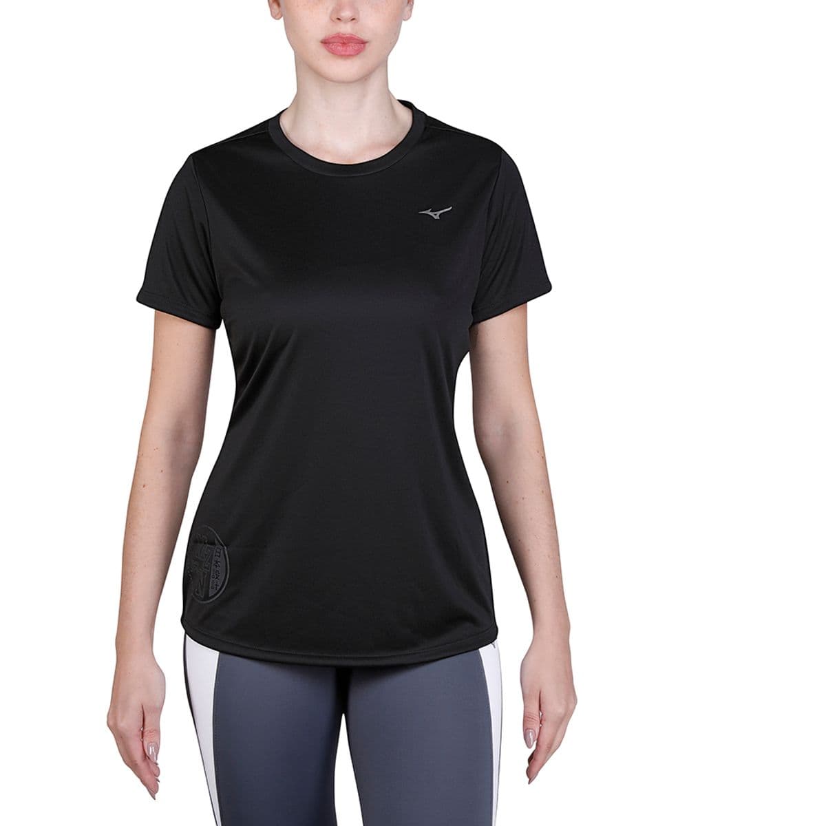 Camiseta de Treino Feminina Mizuno Energy Stamp GG Preto