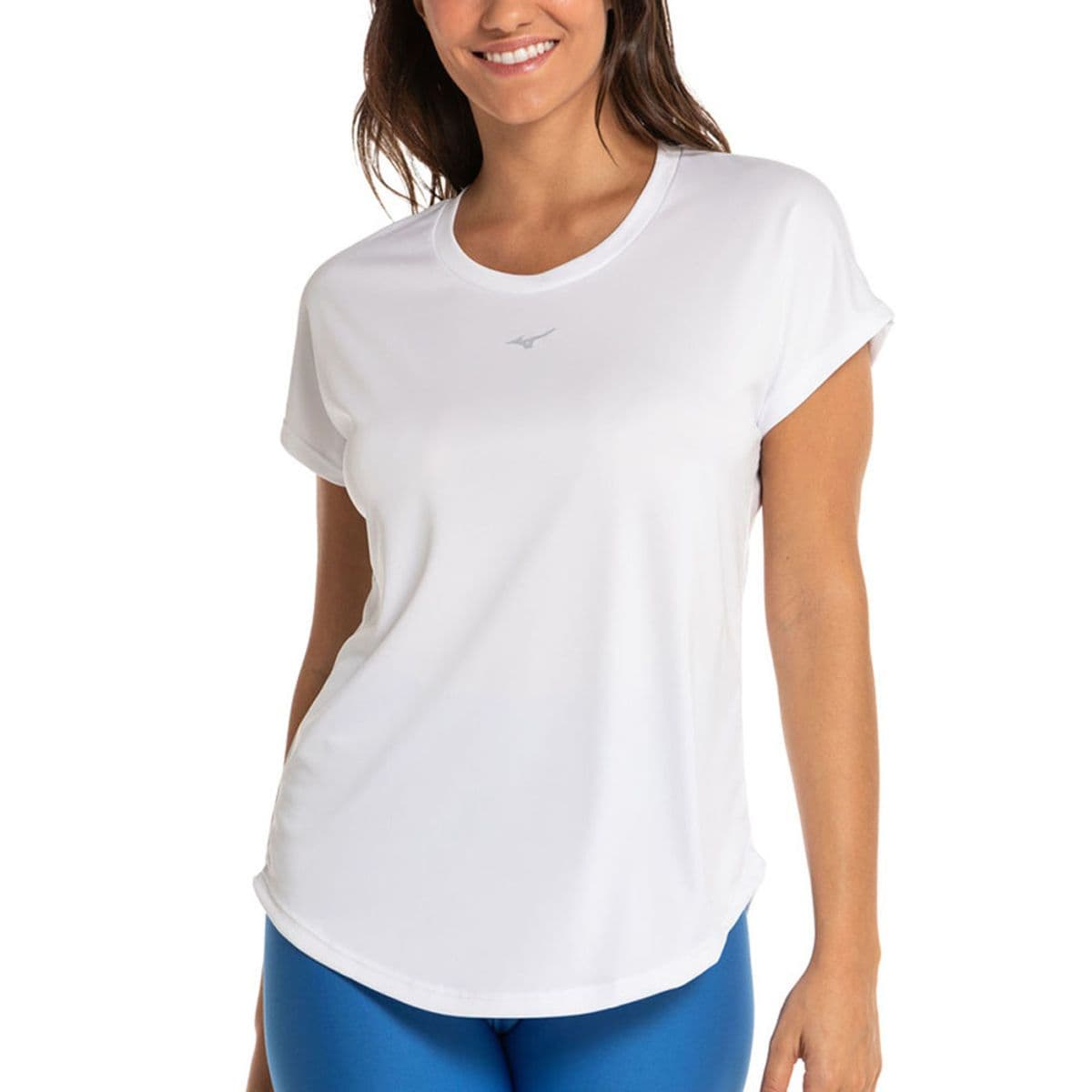 Camiseta de Corrida Feminina Mizuno Spark NEW G Branco