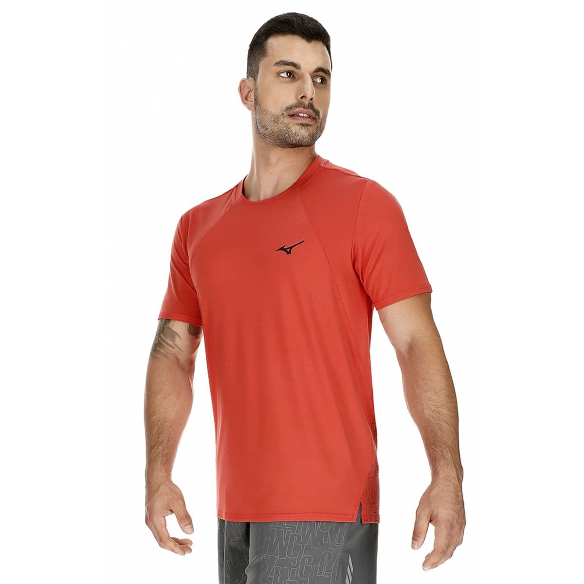 Camiseta de Treino Masculina Mizuno High P Vermelho