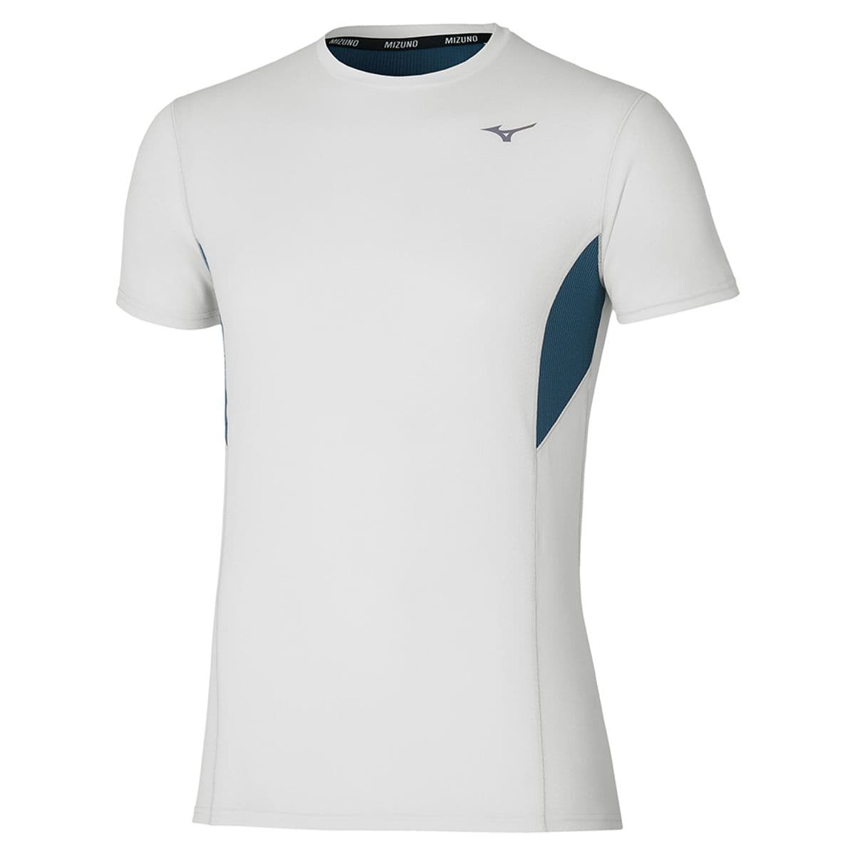Camiseta de Corrida Masculina Mizuno Dryeaeroflow M Cinza