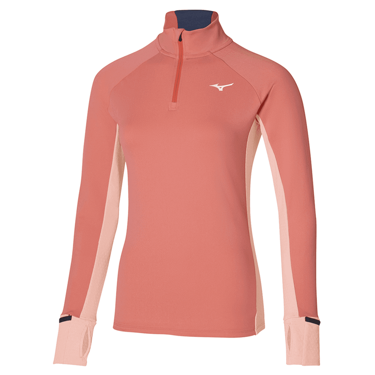 Camiseta Manga Longa de Corrida Feminina Mizuno Warmalite M Rosa