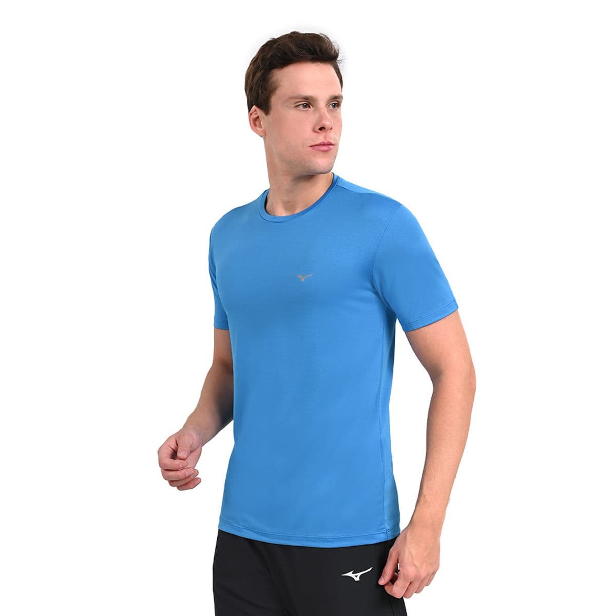 Camiseta de Corrida Masculina Mizuno Nirvana New GG Azul