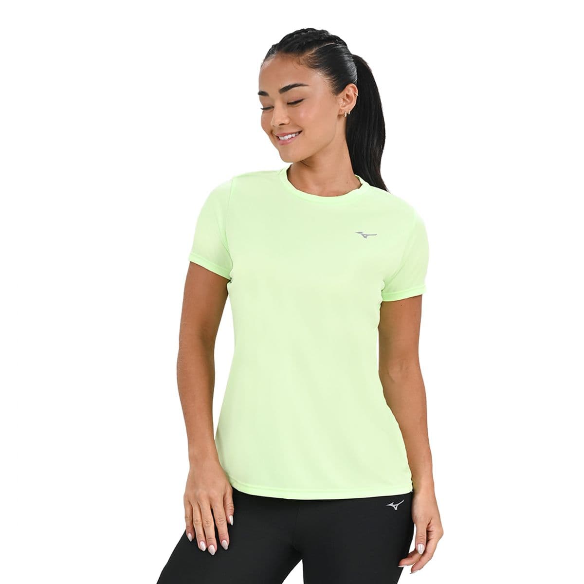Camiseta de Treino Feminina Mizuno Energy P Verde
