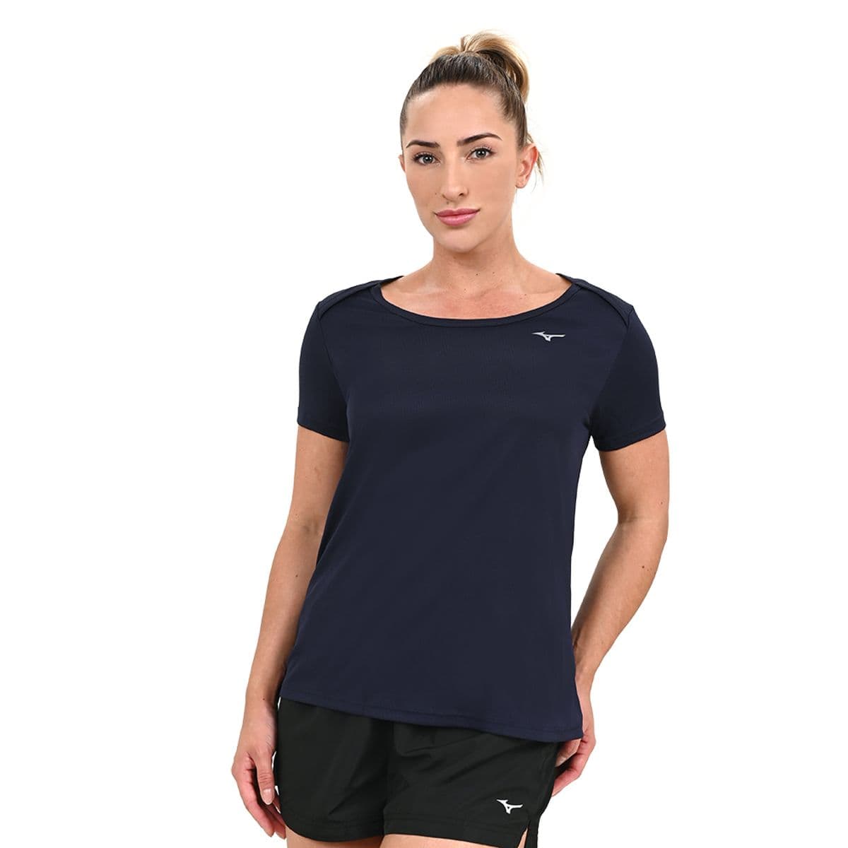 Camiseta de Treino Feminina Mizuno Soul Fit G Azul