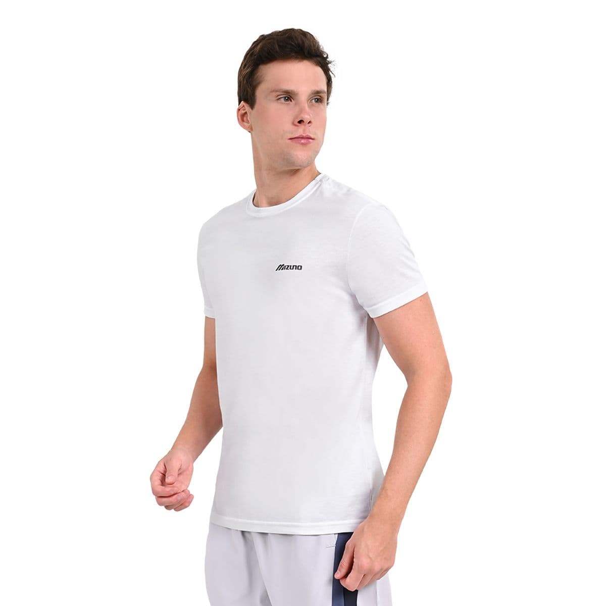 Camiseta Casual Masculina Mizuno Basic Logo G Branco