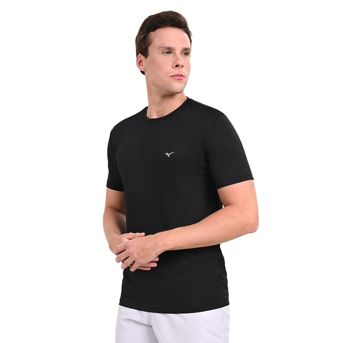 Camiseta de Corrida Masculina Mizuno Nirvana New P Preto