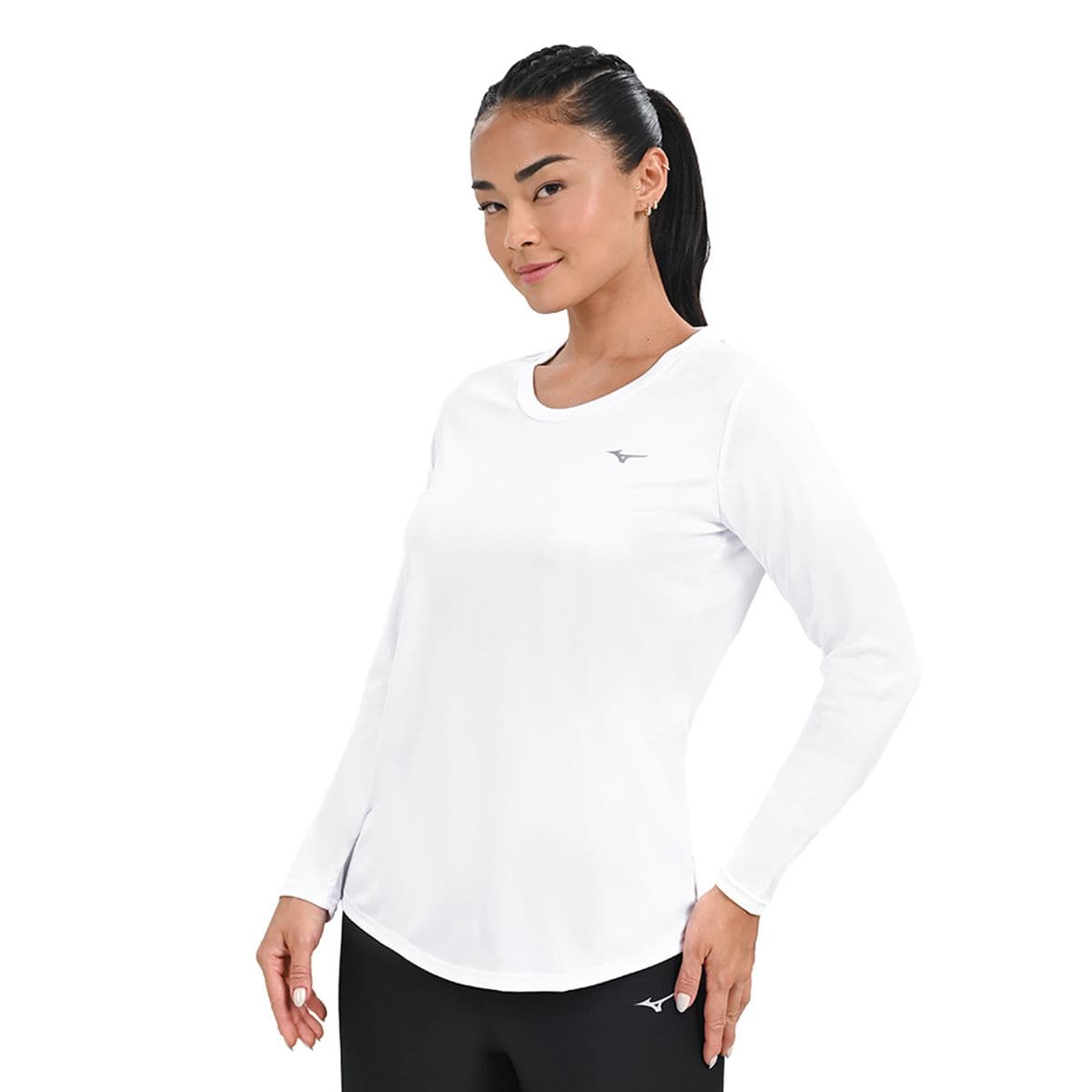 Camiseta de Treino Mizuno Energy Feminina M Branco