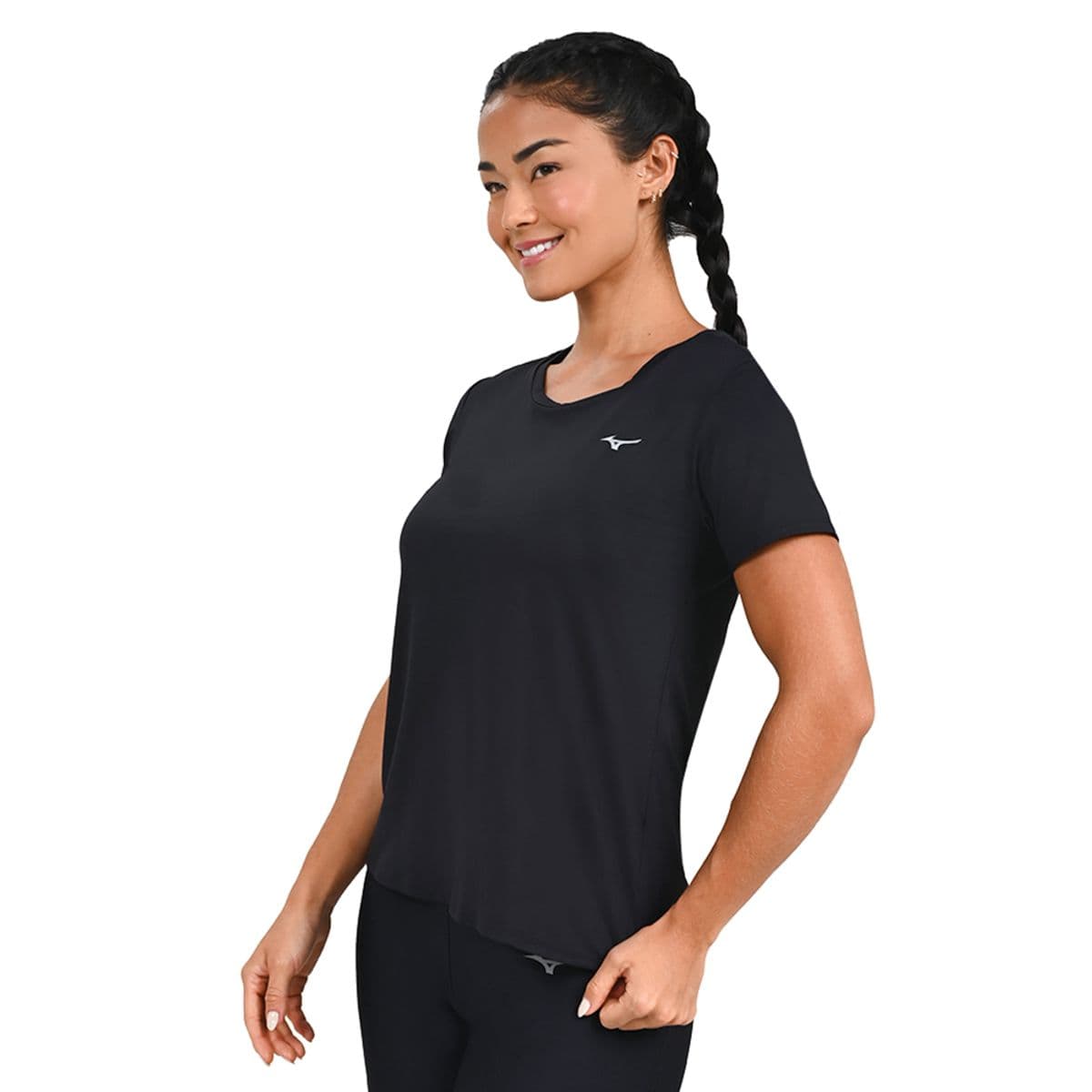 Camiseta de Corrida Feminina Mizuno Pro Uv M Preto