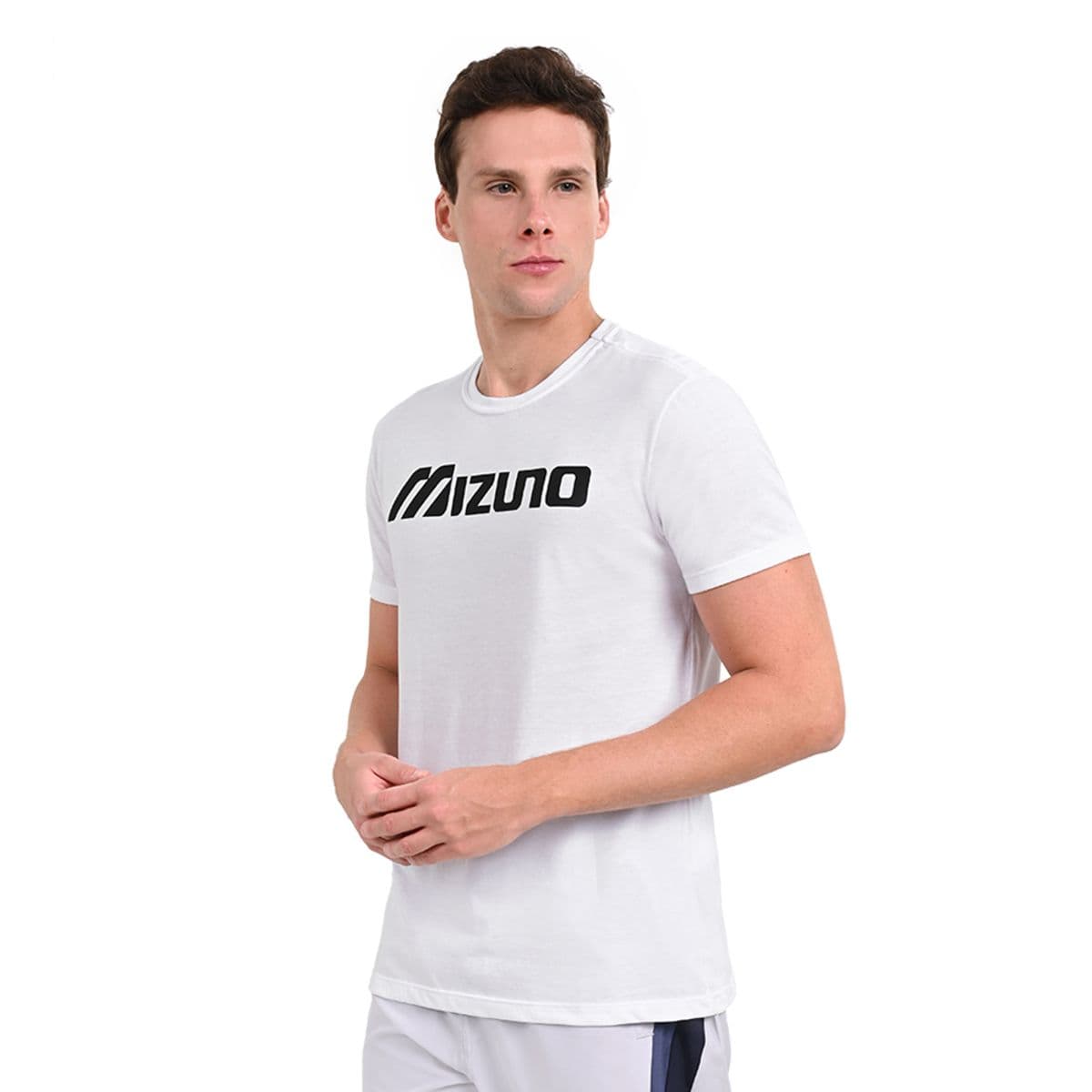 Camiseta Casual Masculina Mizuno Big Logo M Branco