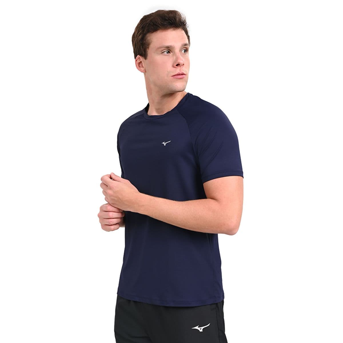 Camiseta de Corrida Masculina Mizuno Pro Uv GG Azul